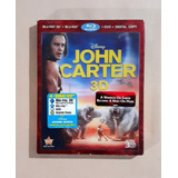 John Carter - 4 Discos - Blu-ray 3d + 2d + Dvd Original
