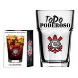 Copo Country De Vidro Corinthians Todo Poderoso 400ml