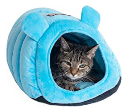 Armarkat Cat Bed Modelo C90ctl Forma De Tubo, Azul Cielo