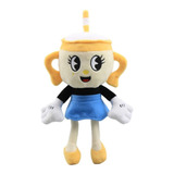 Pelúcia Cuphead Chalice Boneco Pelúcia Rumor Mugman