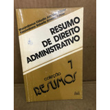 Livro Resumo De Direito Administrativo Vol. 7 De M.