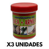 Gel De Frotacion Arnica Con Hoja De Coca 3 Unidades