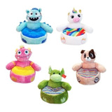 Peluche Puff Sillón Sofa Infantil Niños Niñas 45x40 Cm Aprox