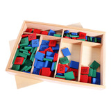 Montessori Material De Matemáticas Juguete Sello Caja Para