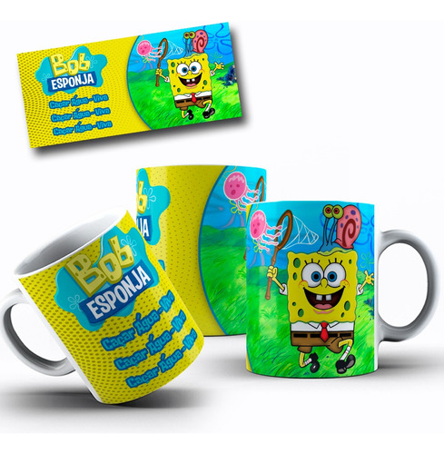 Caneca Personalizada  Bob Esponja