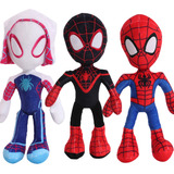 Peluche Juguete Hombre Araña Avengers Spiderman Cabezon 33cm