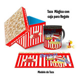 Taza Magica, Stitch Popcorn, Con Caja Para Regalo