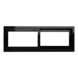 Ventana De Aluminio Herrero Negra 150x40 - Oferta!