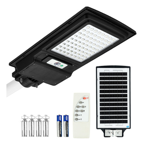 Lámpara Led Solar Exterior 1000w Con Control Remoto Y Sensor