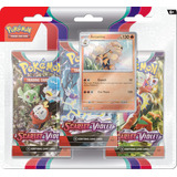 Pacote De 3 Pokémon Tcg: Scarlet & Violet - Arcanine