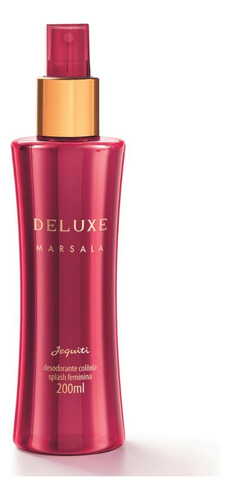 Desodorante Colônia Splash Feminina Deluxe Marsala Jequiti 200ml