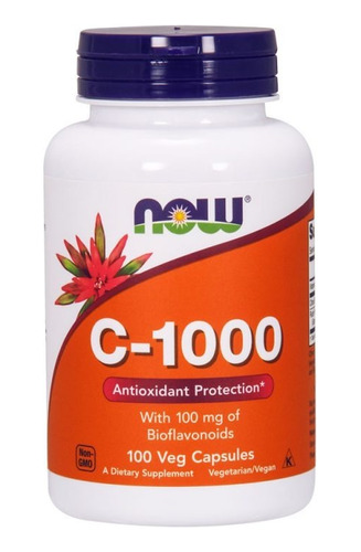 Vitamina C-1000 Mg + 100mg De Bioflavonoides 100caps Now