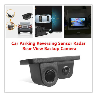 For Kit De Radar Con Sensor De Cámara De Marcha Atrás 2 En 1