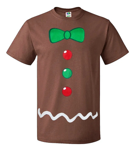 Playera Camiseta Disfraz Galleta De Jengibre Navideña Tempor