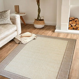 Alfombra Natural 160x235 Guarda Simil Yute Beige Marrón