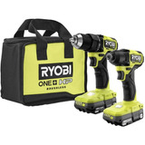 Taladro Y Taladro De Impacto Ryobi S/carbones 18v