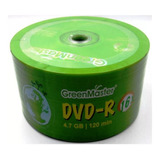 600 Dvd Green Master Logo 4.7 Gb 16x A Meses Sin Intereses