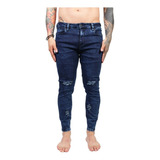 Pantalón Jean Stretch Hombre Moda Urbano Comodo