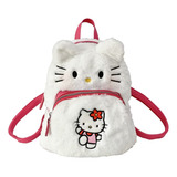 Mochila Versátil Con Diseño De Gato Hello Kitty De Anime, Bo