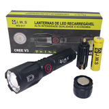 Lanterna Tatica Premium Led V3 Com Zomm E Luz Lateral 