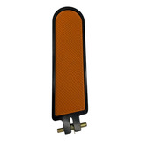 Pedal Acelerador Billet Negro Tapete Cuadros Naranja Vocho