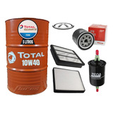 Cambio De Aceite Total 10w40 5l + Kit Filtro Chery Tiggo 2.0