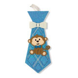 Distintivo Corbata Changuito Para Baby Shower En Fomi Azul