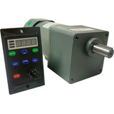 Motorreductor + Control Velocidad 1/30 Hp  220v / 33-133 Rpm
