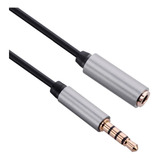 Cable Extension Auricular + Mic 3,5mm 4 Contactos 3 Lineas 