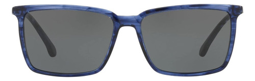 Brooks Brothers Mens Bb5038s Gafas De Sol Rectangulares, Azu