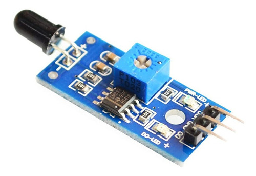 Modulo Sensor Detector De Fuego Llama Incendio Arduino 