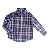 Camisa Manga Larga Para Niño Cuadros B D'lurig Kids 