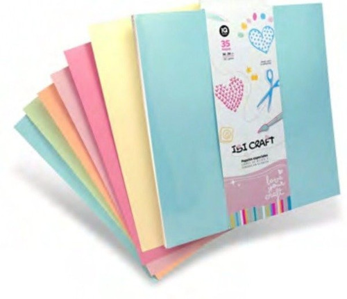 Scrapbooking 35 Hojas Colores Surtidos 30 X 30 Cm 160 Gramos