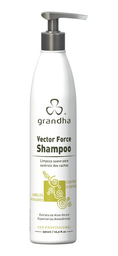 Grandha Shampoo Vector Force Para Cachos 500ml