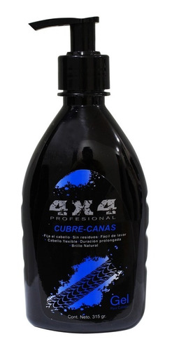 Gel Cubre Canas Cabello Y Barba 4x4 315gr