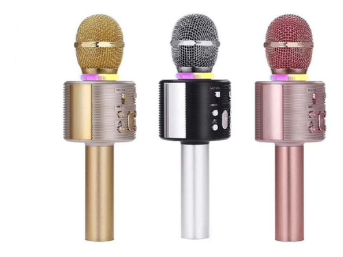 Microfono Inalambrico Karaoke Bocina Bluetooth Colores