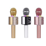 Microfono Inalambrico Karaoke Bocina Bluetooth Colores