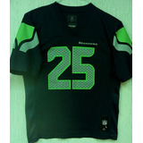 Jersey Seattle Seahawks Talla L Juvenil Para 14 A 16 Años.