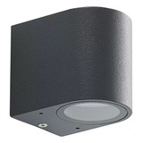 Aplique Unireccional Aluminio Exterior Jardin + Dicroica Led