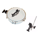 Torelli Kit Tamborim Com Clamp Tt409 + Suporte Percussão 