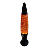 Lampara De Lava Gliter 35cm Base Negra Vario Colores Glitter