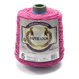 Barbante Colorido Barbantextil Imperador 4/6 610m Cor Rosa Escuro