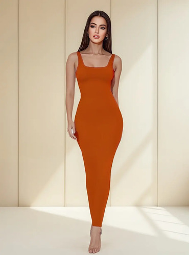 Vestido Largo Ajustado Fiesta Moda Mujer
