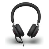Headset Jabra Evolve2 40c Duo Uc Usc-c 24089-989-899 Color Negro Color De La Luz Indistinto