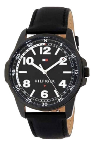 Reloj Tommy Hilfiger Original Hombre Mod. 1791446 Negro 