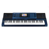 Teclado Casio Arranjador Mz-x500 61 Teclas Azul Mzx500