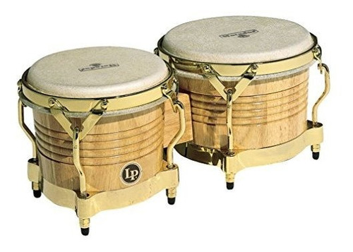 Lp Matador M201-aw Bongos De Madera (natural, Dorado)