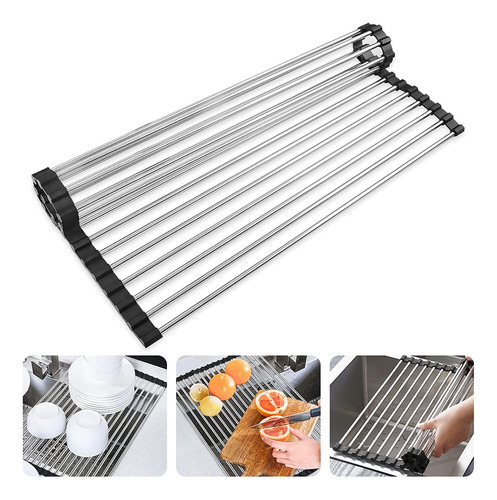 Escurreplatos Plegable Para Utensilios De Cocina, 47 X 35 Cm