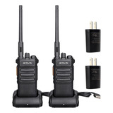 Radio Walkie-talkie Retevis Rt86 10w Recargable, 2 Piezas