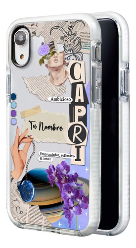 Funda Para iPhone Mujer Signo Zodiaco Capricornio Nombre